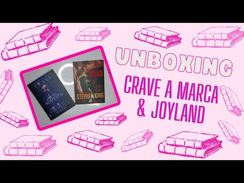 Unboxing de livros - Crave a Marca & Joyland