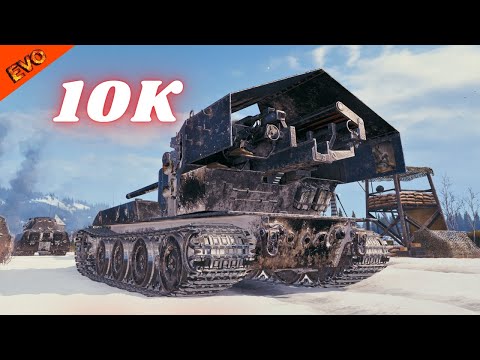 Waffenträger auf E 100 (Phönix)  10K Damage 7 Kills & 10.5K & 10.5K  | World of Tanks | Mir Tankov