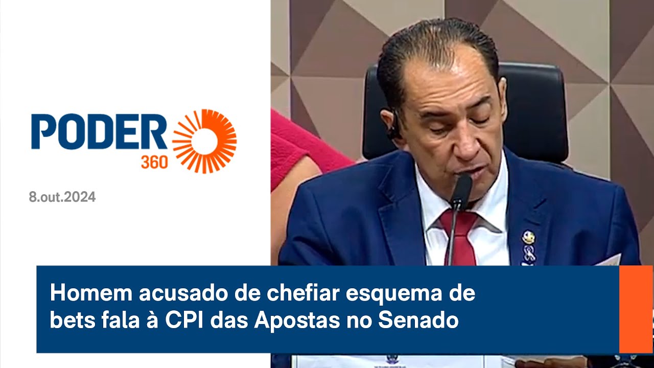 Homem acusado de chefiar esquema de bets fala à CPI das Apostas no Senado