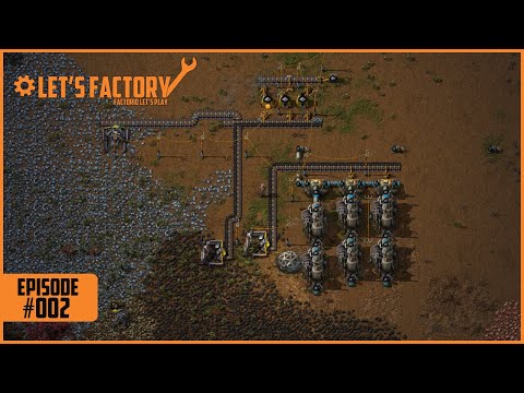 Let's Factory Factorio EP2 - Steam Power