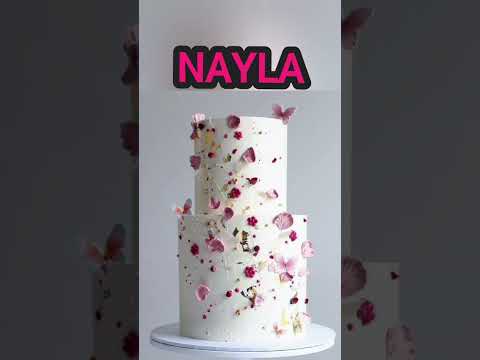 Nayla Birthday status and song | birthday cake with name | merab