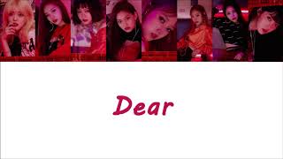 Weki Meki - Dear. (Color Coded Lyrics Han/Rom/Pl)