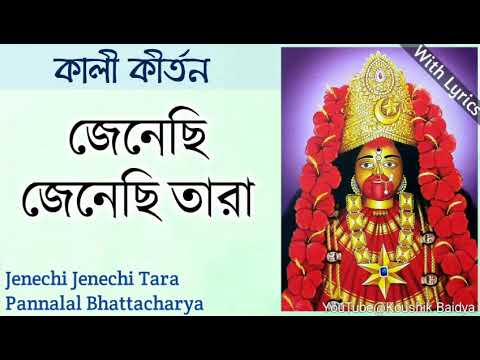 Jenechi Jenechi Tara | জেনেছি জেনেছি তারা | Pannalal Bhattacharya | Shyama Sangeet with lyrics