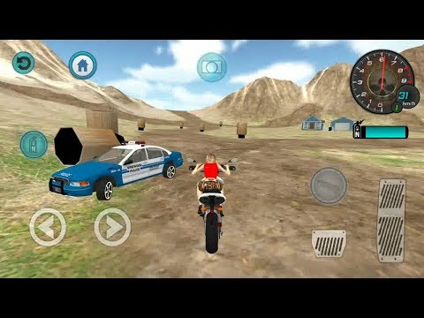 Real Moto Bike : Cop Car Chase Simulator 2018 | By Funny Play Games - Android Gameplay #1