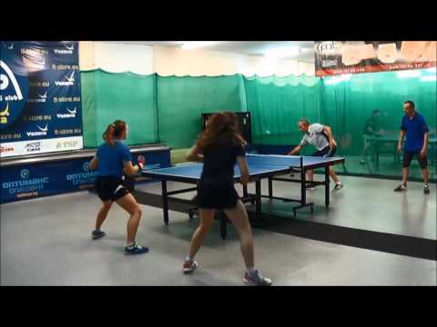J. Robev/B. Genchev vs T. Petkova/V. Petkova (3:1) - (1/2 Final)(HD) September 2016 (Doubles)
