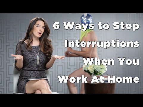 心煩意亂？當你在家工作時，6種方法可以阻止干擾。 (Distracted? 6 Ways to Stop Interruptions When You Work At Home)