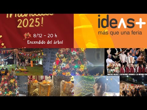 Feria ideas + (parque Rodo Montevideo / encendido del árbol de navidad /Piriápolis ) 