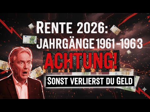 🚨 Rente ab 2026: Jahrgänge 1961–1963. Was du JETZT wissen musst, sonst verlierst du Geld!