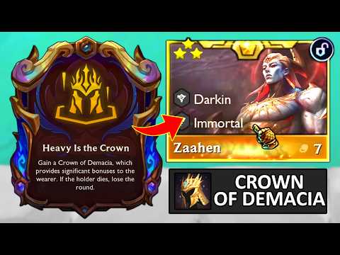 I got 3 Star Zaahen with Crown of Demacia!...  ⭐⭐⭐