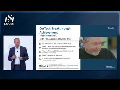 Frank Desiere, CorTec GmbH - Development & manufacturing for implantable neurotech | LSI USA '26