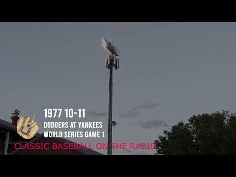 1977 10 11 Dodgers at Yankees Radio Broadcast WS Game 1