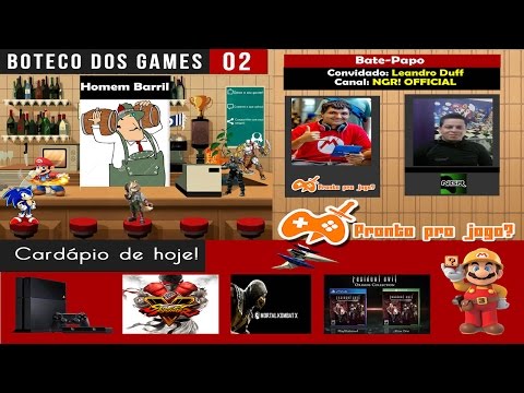 Boteco dos Games - Bate Papo #02 (Pronto pro jogo?)