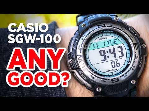#CASIO SGW-100 OUTGEAR WATCH - Is this DIGITAL COMPASS and THERMOMETER equipped WATCH any good?