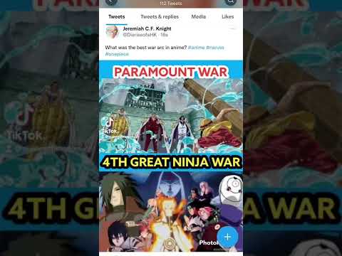 WHAT WAS THE BEST WAR ARC IN ANIME?