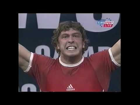 Dmitry Klockov  2005 ,186 kg, 190 kg, 192 kg Snatch