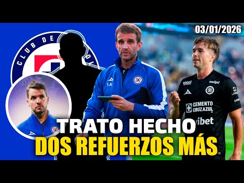 🚨Cruz Azul CIERRA NUEVO FICHAJE! Llegan Dos Más a la Máquina! Debutan en la J1! Hablemos del Azul