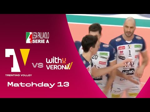 Trentino vs Verona | Highlights | SuperLega | Matchday 13