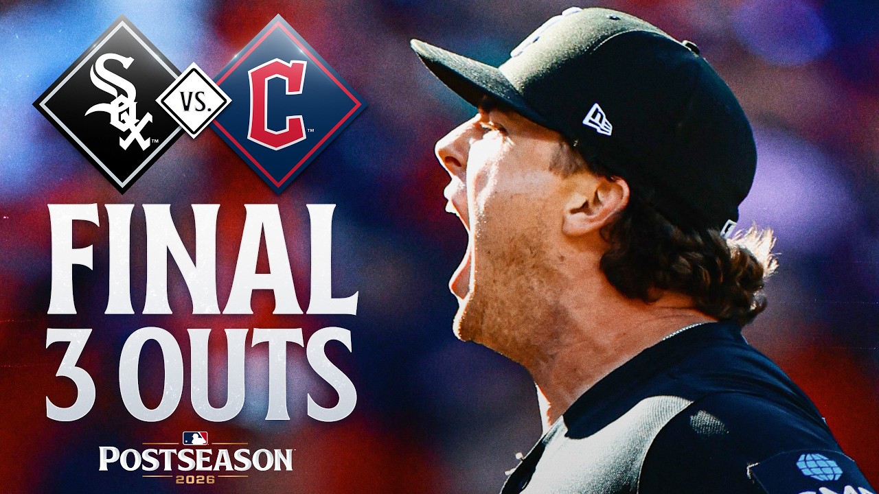 FINAL 3 OUTS: Grant Taylor completes the FOUR-INNING SAVE in a Game 1 ALDS win for the White Sox!