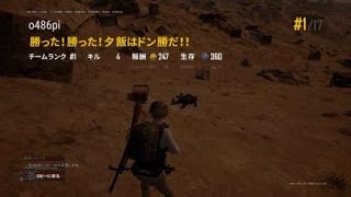 初めてのドン勝(奢って貰っただけ)