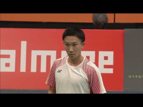 Kento Momota vs Mark Caljouw (MS, SF) - Yonex Dutch Open 2017