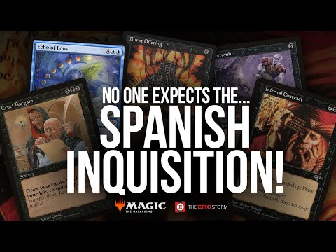 No one expects the... SPANISH INQUISITION! MTG Legacy Storm Combo Cruel Bargain + Infernal Contract