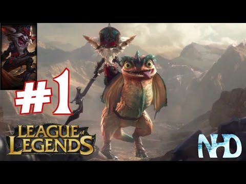 League of Legends 5v5 Kled #1 (NEW CHAMP) The Cantankerous Cavalier (first try vs bots)
