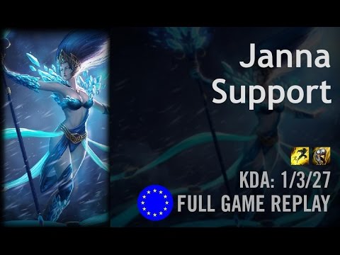 Janna Support vs Alistar - Hylissang - EUW Challenger Path 6.1