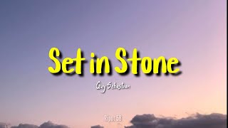 Guy Sebastian - Set In Stone (lyrics)
