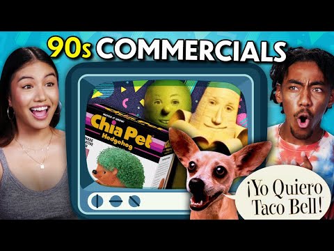Teens React To 90s TV Commercials (Chia Pets, Taco Bell & More!)