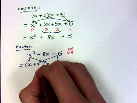 Factoring Quadratic x²+bx+c with Positive b - Expii