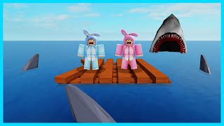Download lagu MIPAN & ZUZUZU Bertahan Hidup Di Atas Perahu Dari Hiu Mengerikan! ROBLOX mp3