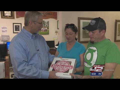 Video: Kiolbassa makes donation benefiting Somerset teen injured in wreck