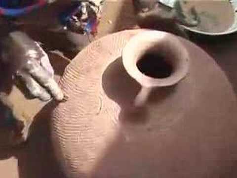 original udu making in Nigeria - Eugene Skeef's udu project