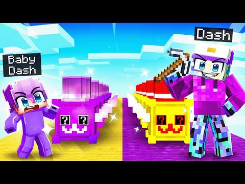 Playing an ADMIN BRAINROT LUCKY BLOCK RACE In Minecraft!