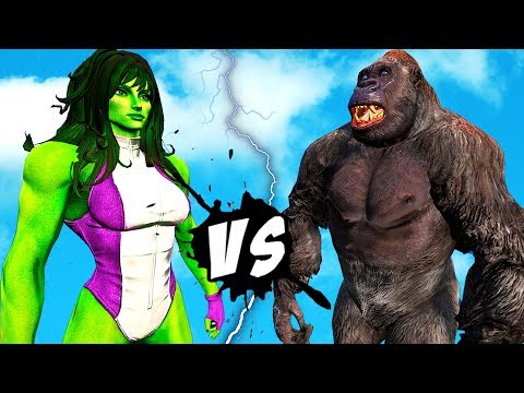 King Kong VS She Hulk - Epic Battle