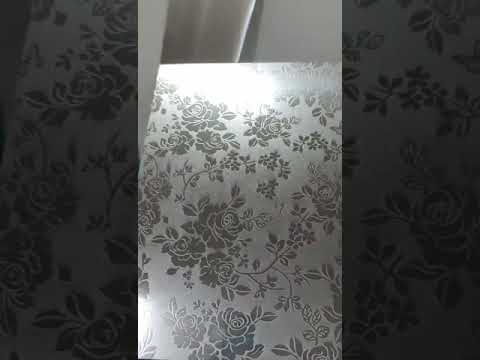 Rectangular 316 l stainless steel embossing sheet, thickness...