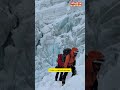 5 minutes from death: Terrifying Everest ice collapse 😱🏔️ #everest #avalanche
