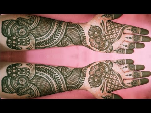 VERY BEAUTIFUL LATEST FLORAL ARABIC HENNA MEHNDI DESIGN FOR FRONT HAND || Mehndi by Bhagyashree