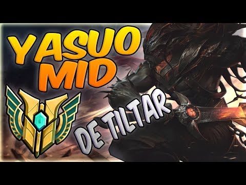 MAESTRIA DE TILTAR #3 - ESSE COM CERTEZA FOI UM DOS VÍDEOS QUE OS CARAS MAIS TILTARAM - YASUO MID