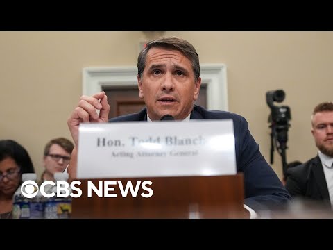 Acting AG Todd Blanche testifies before House about Epstein, \anti-weaponization\ fund | full video