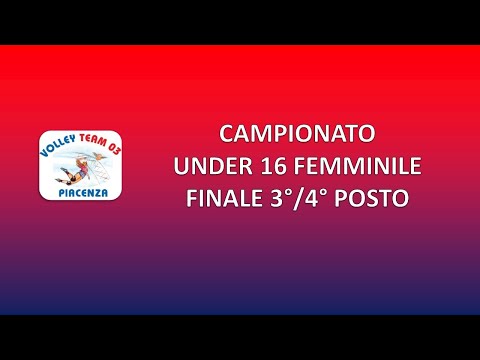 Under 16 - Finale 3° posto - PIACE VOLLEY vs NURE VOLLEY - 30/04/2023
