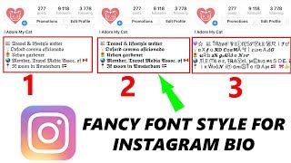 How to Write Bio On Instagram In Stylish Fonts (𝐜𝐨𝐩𝐲 𝕒𝕟𝕕 𝓅𝒶𝓈𝓉𝑒 😍) | By textgeneratorfont.com