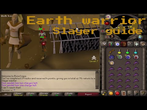 [OSRS] Earth warrior slayer task guide