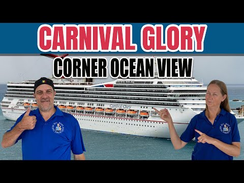 Thumbnail for Carnival Glory Corner Ocean View Cabin 2477 | Tall Man's Cruise Adventures