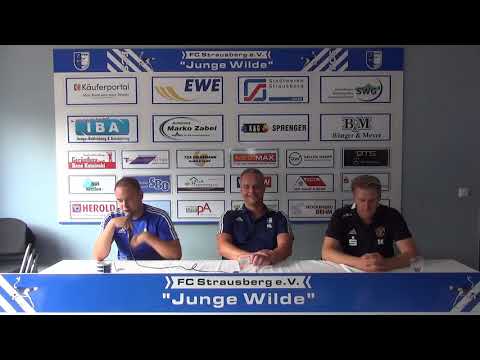 02.09.2018 Pressekonferenz FC Strausberg vs. 1. FC Lok Stendal