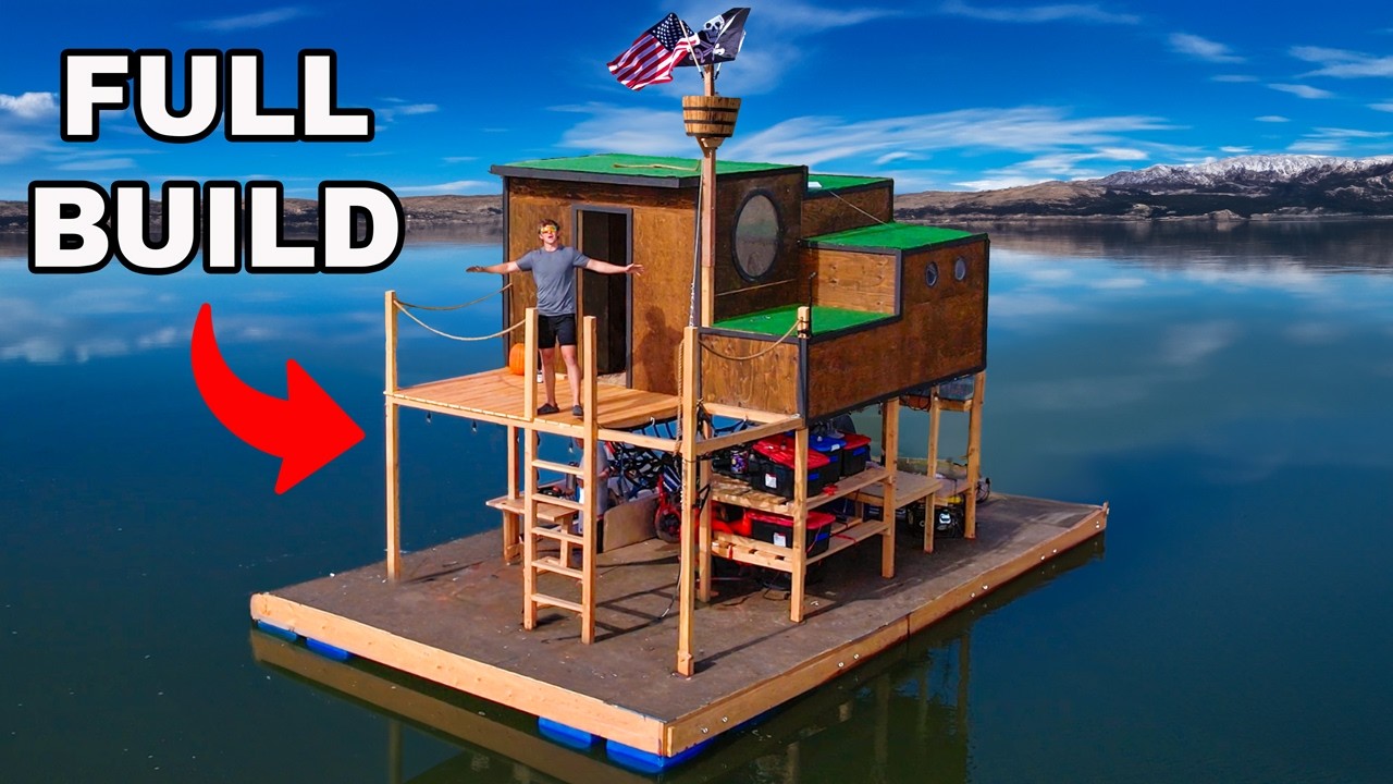 I Built a 3-Story Raft to Float the Missouri River