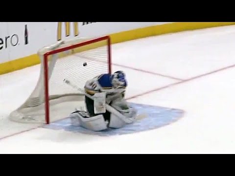 Brodeur gets beat by wild bounce from King