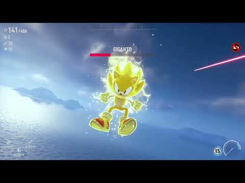 I play sonic frontiers and I was super sonic for the first time
