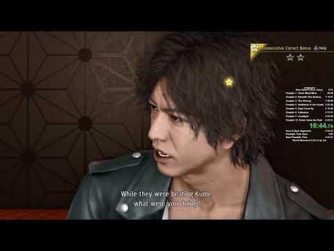 Judgment Speedrun (Any% NG+, DLC, Easy) in 4:42:32