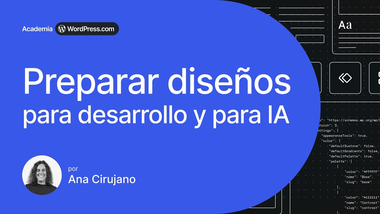 Preparar diseños para desarrollo y para&nbsp;IA